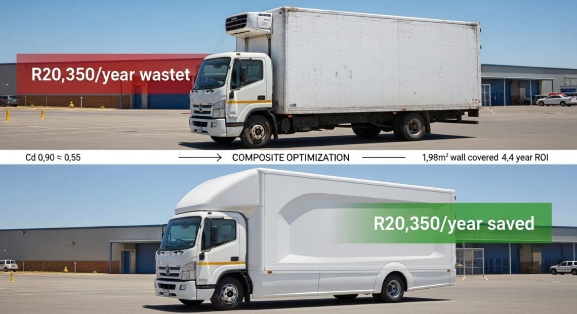 Your Truck is a 4-Ton Brick Fighting Wind at 100 km/h: The Aerodynamic Design Revolution That Could Save You R150,000 Per Vehicle Over Five Years (But Nobody’s Building It)