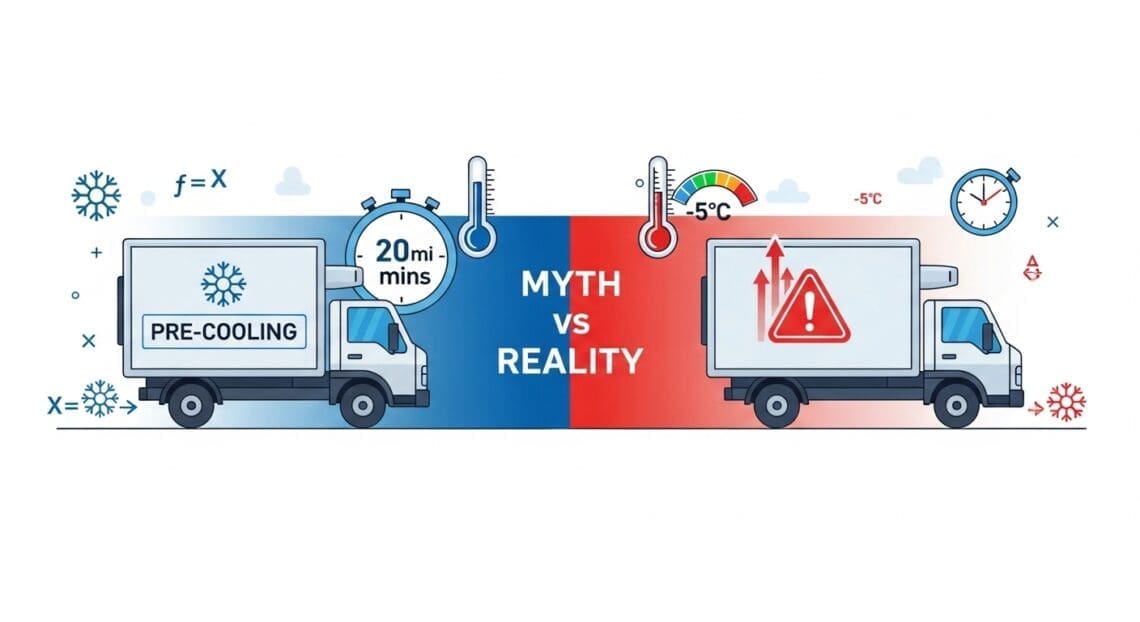 The Pre-Cooling Myth for Frozen Couriers