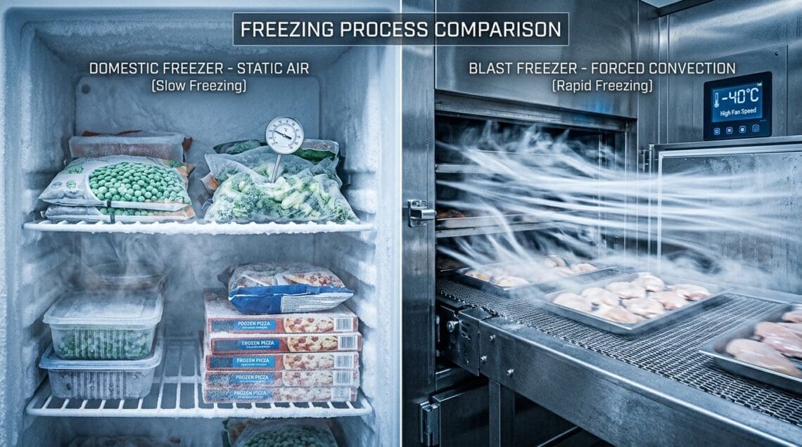 Speed and Timing: The Engineering Gap Between Blast Freezers and the Domestic Gamble