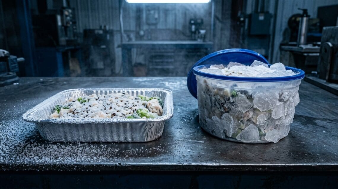 The Shape of Battle: How Packaging Geometry Controls Freezing Quality