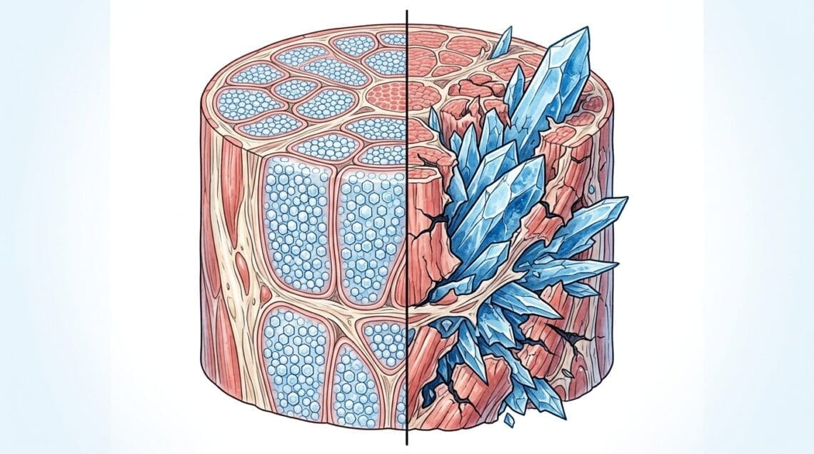 Know Your Enemy: The Complete Physics of Ice Crystal Formation in Food